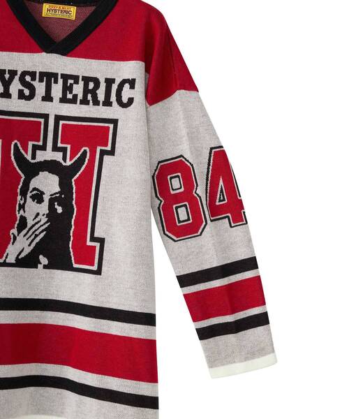 SPEAK NO EVILジャカード プルオーバー（ニット/セーター）｜HYSTERIC