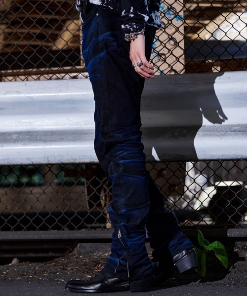 FUGA/フーガ』裾ZIP付き立体加工デニムパンツ（デニムパンツ）｜FUGA