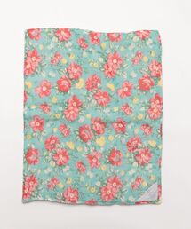 PUEBCO(vGuR)PUFFY NAP MAT / FLOWER X STRIPE(O/}bg)