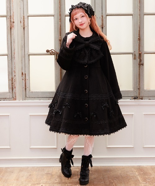 Chalmiere パールリボンショートコート生成　新品未使用　シャルミエール Chalmiere ~ Pearl Ribbon Short Coat by Axes Femme