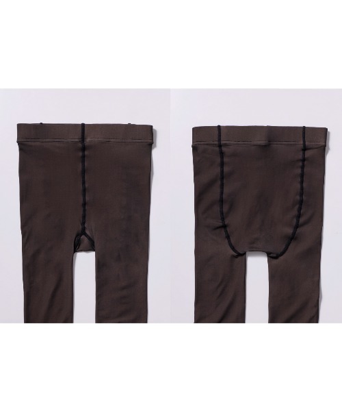 tutuanna（チュチュアンナ）の「【2足組】まるで素肌のようなフェイクタイツクリア美脚80デニール（タイツ/ストッキング・レディース・ブラック系その他5/ライトベージュ/ブラック/ベージュ系6/ベージュ系7・S-M/M-L/L-XL）」の19枚目の写真