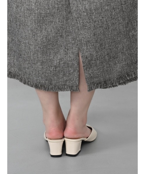 COHINA(コヒナ)の「ツイードフロントジップジャンパースカート 【低身長・小柄女性】(ワンピース・レディース・ブラック/グレー/ブラウン・SHORT/REGULAR)」の18枚目の写真