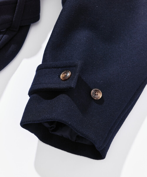 セール】NAUTICA/ノーティカ ベルテッド ウール ステンカラーコート