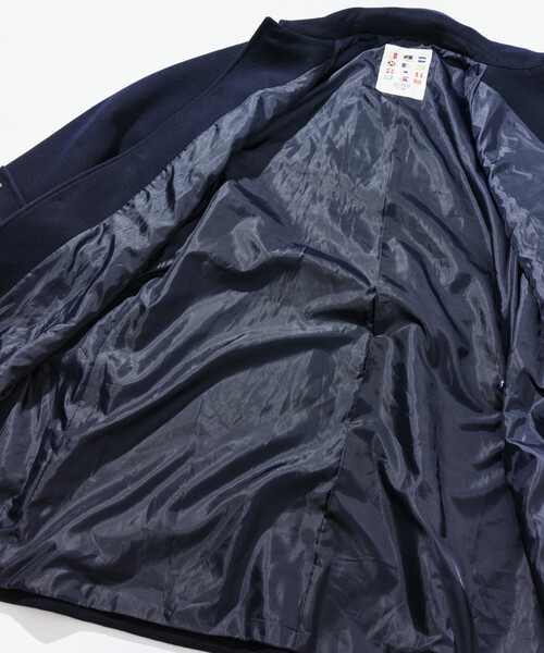 NAUTICA（ノーティカ）の「NAUTICA/ノーティカ ベルテッド ウール ステンカラーコート ロング丈（ステンカラーコート・メンズ・ネイビー/ブラウン・MEDIUM/LARGE/X-LARGE）」の14枚目の写真