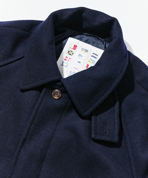 NAUTICA（ノーティカ）の「NAUTICA/ノーティカ ベルテッド ウール ステンカラーコート ロング丈（ステンカラーコート・メンズ・ネイビー/ブラウン・MEDIUM/LARGE/X-LARGE）」の17枚目の写真