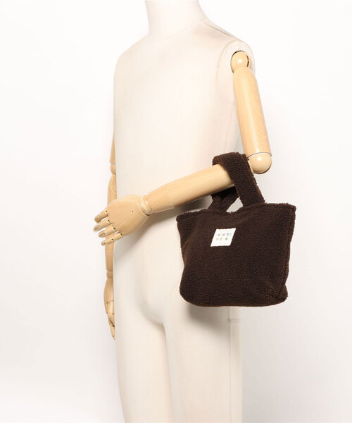 Mignonjour(ミニョンジュール)の「Mignonjour/もこもこミニトートバッグ M2857(トートバッグ・レディース・ベージュ/ブラウン/グレー/ホワイト・FREE)」の16枚目の写真