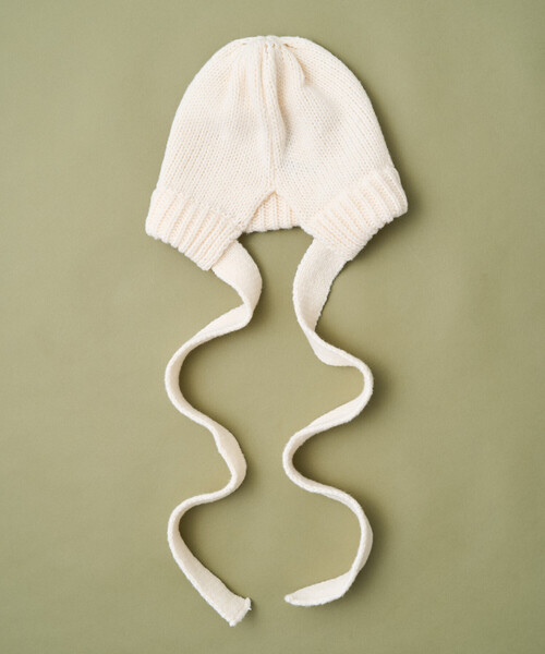 FREAK'S STORE（フリークスストア）の「ニット ボンネット（ニットキャップ/ビーニー・レディース・グレー/オフホワイト/ピンク・ONE SIZE）」の19枚目の写真
