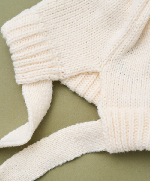 FREAK'S STORE（フリークスストア）の「ニット ボンネット（ニットキャップ/ビーニー・レディース・グレー/オフホワイト/ピンク・ONE SIZE）」の21枚目の写真