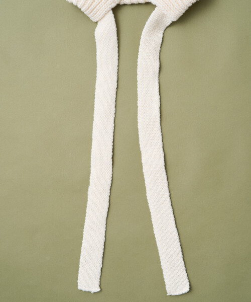 FREAK'S STORE（フリークスストア）の「ニット ボンネット（ニットキャップ/ビーニー・レディース・グレー/オフホワイト/ピンク・ONE SIZE）」の22枚目の写真