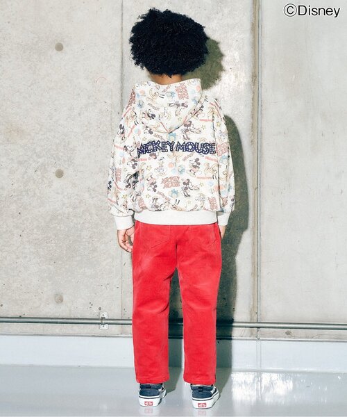 Disney（ディズニー）の「ディズニーキャラクター/総柄フーディ（パーカー・キッズ・ネイビー/アイボリー・80/90/100/110/120/130/140/150）」の4枚目の写真