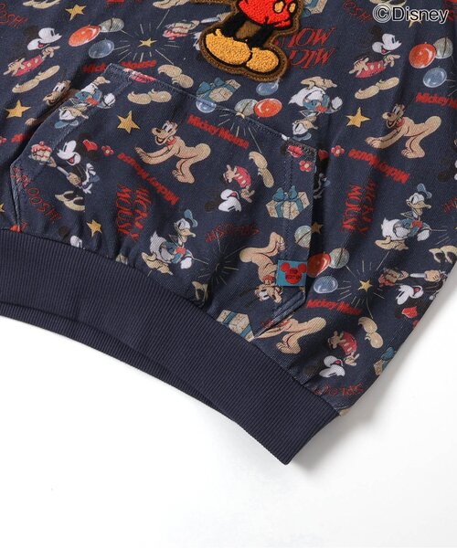 Disney（ディズニー）の「ディズニーキャラクター/総柄フーディ（パーカー・キッズ・ネイビー/アイボリー・80/90/100/110/120/130/140/150）」の11枚目の写真