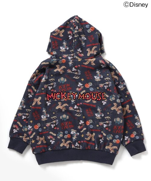 Disney（ディズニー）の「ディズニーキャラクター/総柄フーディ（パーカー・キッズ・ネイビー/アイボリー・80/90/100/110/120/130/140/150）」の16枚目の写真