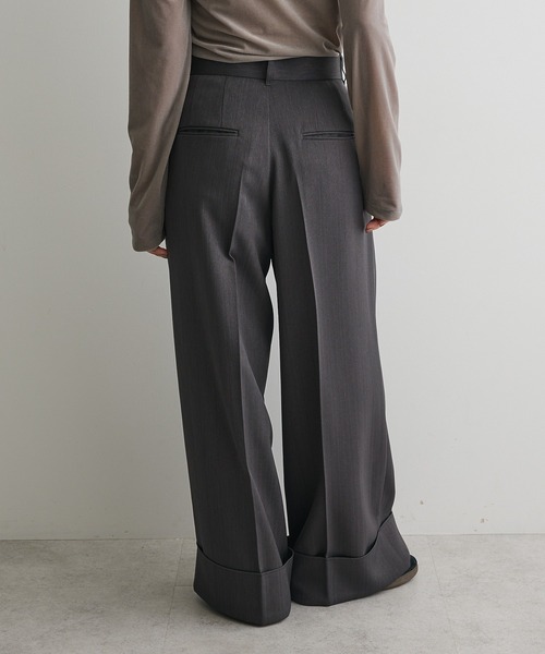 CRAFT STANDARD BOUTIQUE(クラフトスタンダードブティック)の「ロールアップパンツ(その他パンツ・レディース・チャコールグレー/ブラック/ベージュ・L/M)」の7枚目の写真