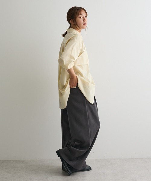 CRAFT STANDARD BOUTIQUE(クラフトスタンダードブティック)の「ロールアップパンツ(その他パンツ・レディース・チャコールグレー/ブラック/ベージュ・L/M)」の12枚目の写真