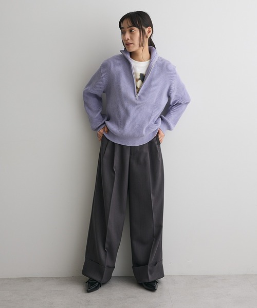 CRAFT STANDARD BOUTIQUE(クラフトスタンダードブティック)の「ロールアップパンツ(その他パンツ・レディース・チャコールグレー/ブラック/ベージュ・L/M)」の15枚目の写真
