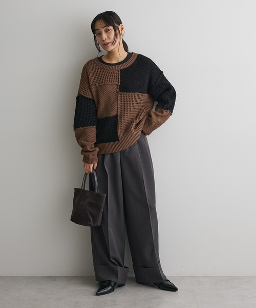 CRAFT STANDARD BOUTIQUE(クラフトスタンダードブティック)の「ロールアップパンツ(その他パンツ・レディース・チャコールグレー/ブラック/ベージュ・L/M)」の16枚目の写真