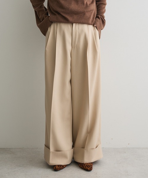 CRAFT STANDARD BOUTIQUE(クラフトスタンダードブティック)の「ロールアップパンツ(その他パンツ・レディース・チャコールグレー/ブラック/ベージュ・L/M)」の18枚目の写真