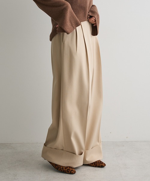 CRAFT STANDARD BOUTIQUE(クラフトスタンダードブティック)の「ロールアップパンツ(その他パンツ・レディース・チャコールグレー/ブラック/ベージュ・L/M)」の19枚目の写真