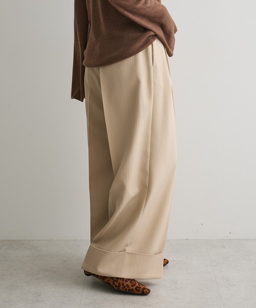 CRAFT STANDARD BOUTIQUE(クラフトスタンダードブティック)の「ロールアップパンツ(その他パンツ・レディース・チャコールグレー/ブラック/ベージュ・L/M)」の20枚目の写真