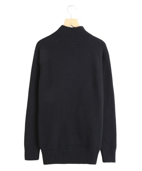PORT BY ARK（ポートバイアーク）の「PORT BY ARK / ポートバイアーク：Half Zip Knit：PO18-KN01[COR]（ニット/セーター・メンズ・ブラウン/ブラック/アイボリー・1/2）」の9枚目の写真