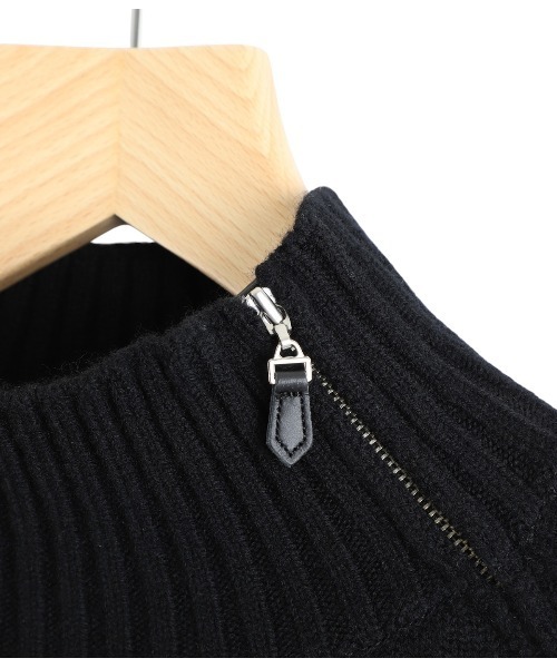 PORT BY ARK（ポートバイアーク）の「PORT BY ARK / ポートバイアーク：Half Zip Knit：PO18-KN01[COR]（ニット/セーター・メンズ・ブラウン/ブラック/アイボリー・1/2）」の10枚目の写真