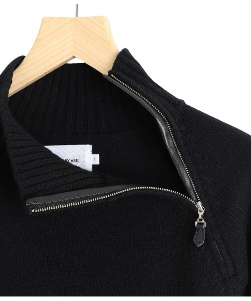 PORT BY ARK（ポートバイアーク）の「PORT BY ARK / ポートバイアーク：Half Zip Knit：PO18-KN01[COR]（ニット/セーター・メンズ・ブラウン/ブラック/アイボリー・1/2）」の11枚目の写真