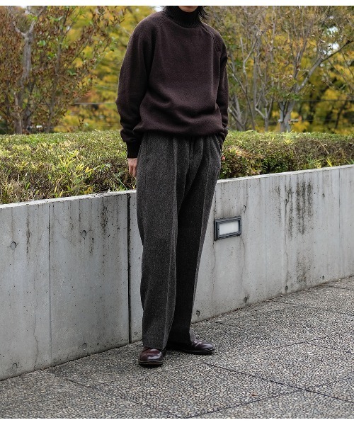PORT BY ARK（ポートバイアーク）の「PORT BY ARK / ポートバイアーク：Half Zip Knit：PO18-KN01[COR]（ニット/セーター・メンズ・ブラウン/ブラック/アイボリー・1/2）」の20枚目の写真