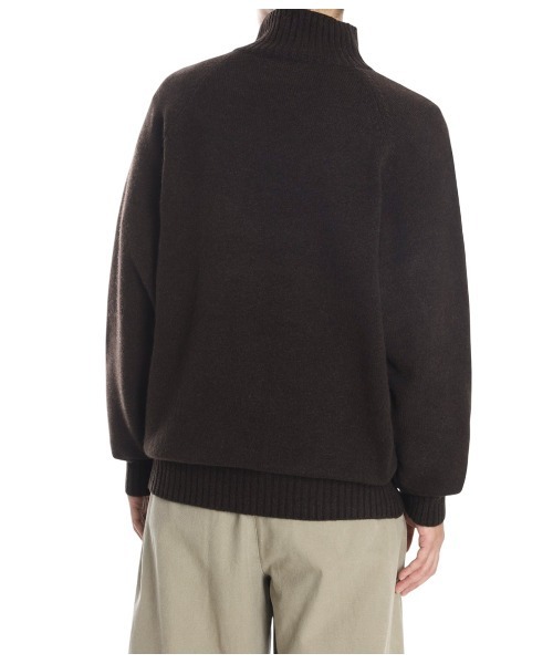 PORT BY ARK / ポートバイアーク：Half Zip Knit：PO18-KN01[COR