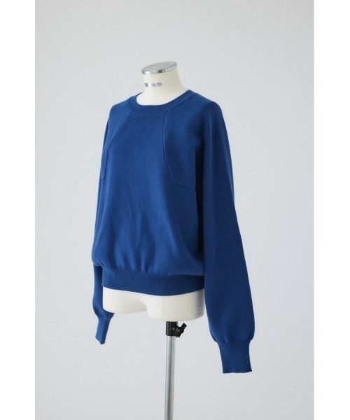 RIM.ARK（リムアーク）の「Elastic touch basic knit エラスティックタッチベーシックニット（ニット/セーター・レディース・ホワイト/グレー/ブラック/ブルー・FREE）」の7枚目の写真