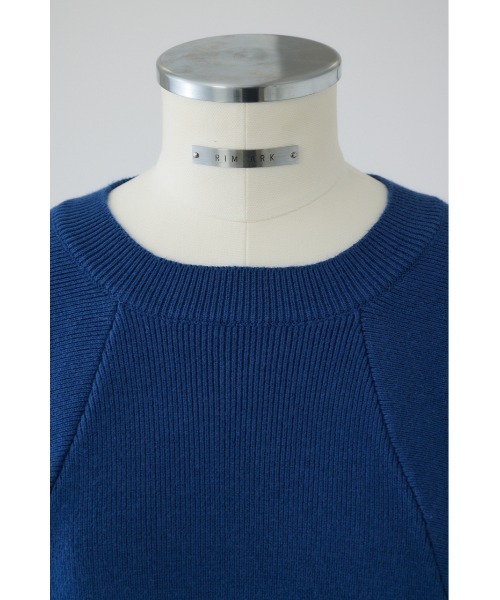 RIM.ARK（リムアーク）の「Elastic touch basic knit エラスティックタッチベーシックニット（ニット/セーター・レディース・ホワイト/グレー/ブラック/ブルー・FREE）」の10枚目の写真