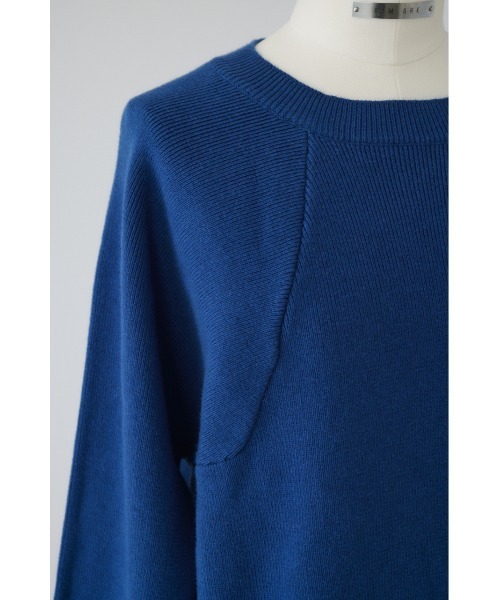 RIM.ARK（リムアーク）の「Elastic touch basic knit エラスティックタッチベーシックニット（ニット/セーター・レディース・ホワイト/グレー/ブラック/ブルー・FREE）」の12枚目の写真