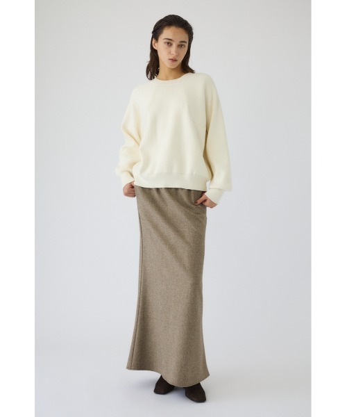 RIM.ARK（リムアーク）の「Elastic touch basic knit エラスティックタッチベーシックニット（ニット/セーター・レディース・ホワイト/グレー/ブラック/ブルー・FREE）」の5枚目の写真