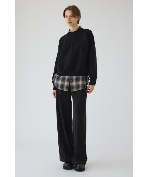 RIM.ARK（リムアーク）の「Elastic touch basic knit エラスティックタッチベーシックニット（ニット/セーター・レディース・ホワイト/グレー/ブラック/ブルー・FREE）」の20枚目の写真