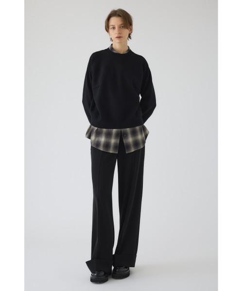 RIM.ARK（リムアーク）の「Elastic touch basic knit エラスティックタッチベーシックニット（ニット/セーター・レディース・ホワイト/グレー/ブラック/ブルー・FREE）」の22枚目の写真