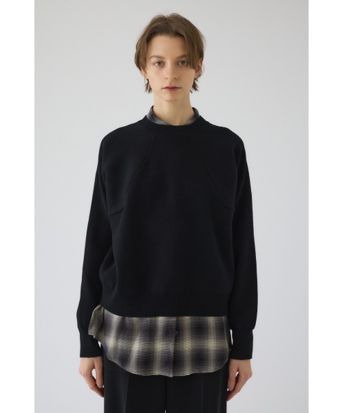 RIM.ARK（リムアーク）の「Elastic touch basic knit エラスティックタッチベーシックニット（ニット/セーター・レディース・ホワイト/グレー/ブラック/ブルー・FREE）」の17枚目の写真