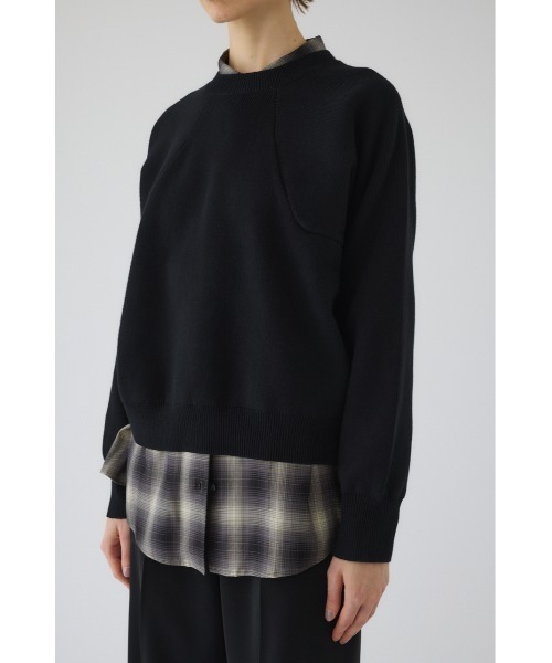 RIM.ARK（リムアーク）の「Elastic touch basic knit エラスティックタッチベーシックニット（ニット/セーター・レディース・ホワイト/グレー/ブラック/ブルー・FREE）」の18枚目の写真