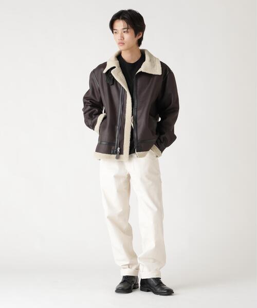 Alpha Industries(アルファインダストリーズ)の「Alpha Industries/アルファ インダストリーズ/MOUTON B-3/ムートン ビースリー(ミリタリージャケット・メンズ・ブラウン/ブラック・L/M/S/XL/XS/2XL)」の11枚目の写真