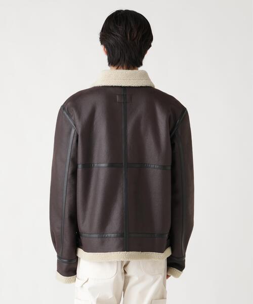 Alpha Industries(アルファインダストリーズ)の「Alpha Industries/アルファ インダストリーズ/MOUTON B-3/ムートン ビースリー(ミリタリージャケット・メンズ・ブラウン/ブラック・L/M/S/XL/XS/2XL)」の14枚目の写真