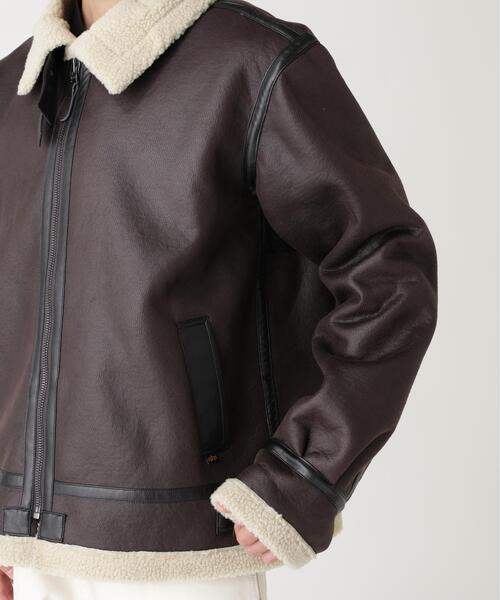 Alpha Industries(アルファインダストリーズ)の「Alpha Industries/アルファ インダストリーズ/MOUTON B-3/ムートン ビースリー(ミリタリージャケット・メンズ・ブラウン/ブラック・L/M/S/XL/XS/2XL)」の17枚目の写真