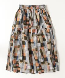 sandy | プリントタックギャザースカート(スカート)