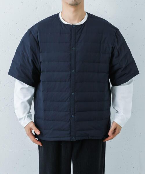 URBAN RESEARCH（アーバンリサーチ）の「Wide Dad　Dad HANSODE MIDDLE DOWN（ダウンジャケット/コート・メンズ・ネイビー・2/1）」の14枚目の写真