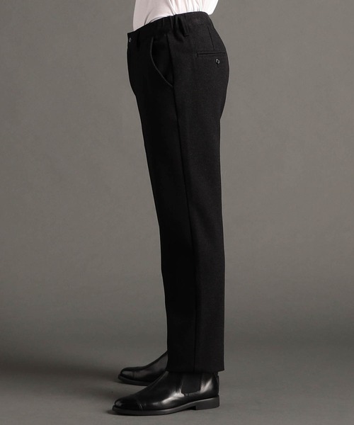 MONSIEUR NICOLE（ムッシュニコル）の「ハイストレッチジャージ ワイドパンツ（その他パンツ・メンズ・オフホワイト/チャコールグレー・SMALL/MEDIUM/LARGE/X-LARGE）」の9枚目の写真