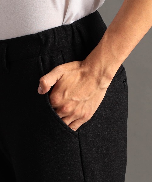 MONSIEUR NICOLE（ムッシュニコル）の「ハイストレッチジャージ ワイドパンツ（その他パンツ・メンズ・オフホワイト/チャコールグレー・SMALL/MEDIUM/LARGE/X-LARGE）」の12枚目の写真