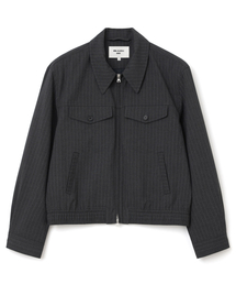 Millo Archive（ミロ アーカイブ）の「[MA x デリック] レンストライプジャケット [グレー]（テーラードジャケット）」