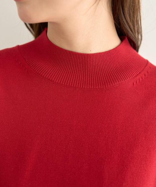 earth music&ecology(アースミュージックアンドエコロジー)の「選べる丈ハイネックニット(ニット/セーター・レディース・ベージュ/ブラック/アイボリー/レッド・L/S)」の21枚目の写真