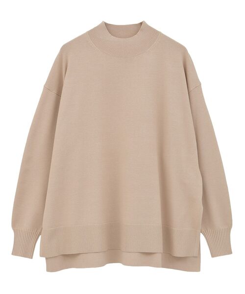 earth music&ecology(アースミュージックアンドエコロジー)の「選べる丈ハイネックニット(ニット/セーター・レディース・ベージュ/ブラック/アイボリー/レッド・L/S)」の7枚目の写真