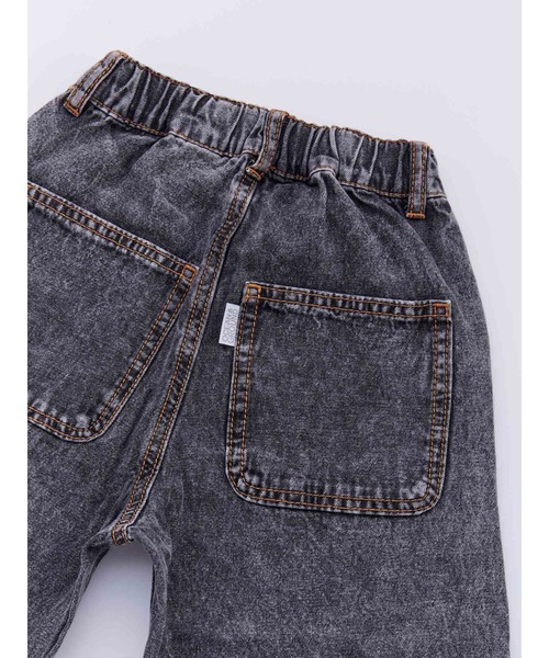 Ocean&Ground(オーシャン&グラウンド)の「Jr.フリルデニム(デニムパンツ・キッズ・ケミカルウォッシュ/ダークインディゴブルー/ブラック・160/150)」の14枚目の写真