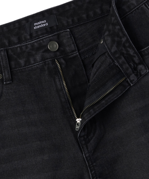 MUSINSA STANDARD WOMAN（ムシンサスタンダードウーマン）の「ウィメンズブーツカットデニムパンツ[ウォッシュドブラック]（デニムパンツ・レディース・その他・24/25/26/27/28/29/30）」の9枚目の写真