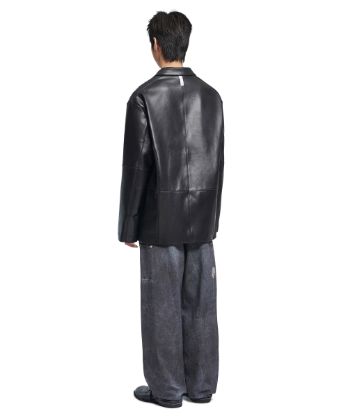 NOMANUAL(NOMANUAL)の「PRINTED DOUBLE KNEE PANTS - BLACK(デニムパンツ・レディース・その他・MEDIUM/LARGE/X-LARGE)」の5枚目の写真