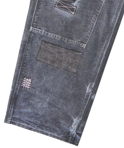 NOMANUAL(NOMANUAL)の「PRINTED DOUBLE KNEE PANTS - BLACK(デニムパンツ・レディース・その他・MEDIUM/LARGE/X-LARGE)」の7枚目の写真